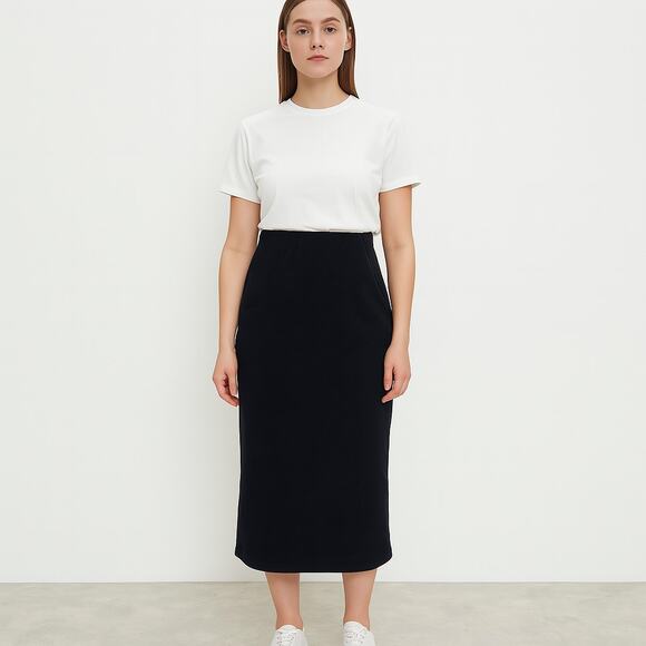 Lululemon Softstreme High-Rise Midi Skirt in Black - Picture 1 of 12